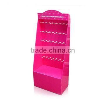 Custom design cardboard display/cardboard floor display/folding cardboard displays