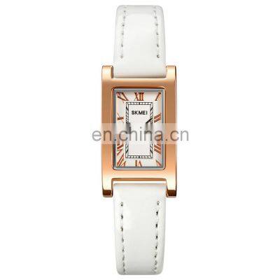 Skmei 1783 Fashion Square Leather Watch Lady Bracelet Watch Women Waterproof