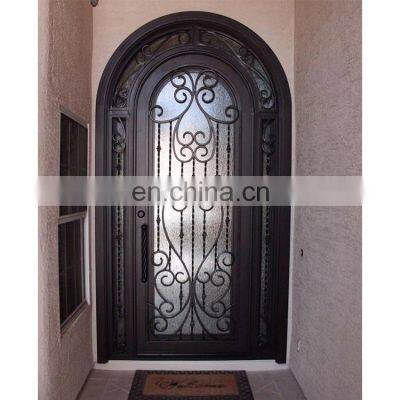 Entry Storm Security Wrought Iron Doors