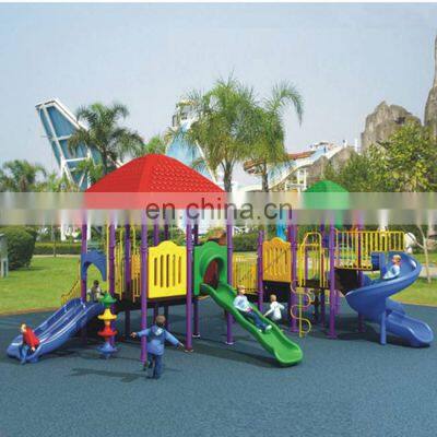 New arrival colorful funny kids outdoor play set playground equipment slides