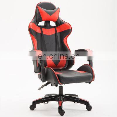 Cheap Price Black and Red High Back Office Swivel Computer Silla Gamer Ergonomic PU Leather Racing Gaming Chairs for Sale