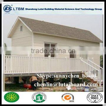 Imitation 3D Natural Wooden Grain Side Exterior Cement Wall Board