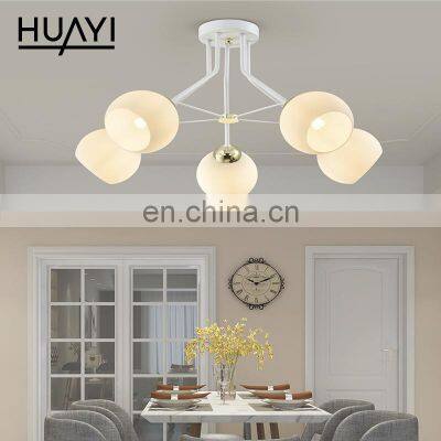 HUAYI Modern Design Nordic E27 Gold Dining Room Bedroom Hotel Indoor Luxury Ceiling Light