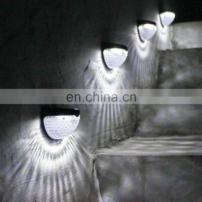Black Small Solar Lights Outdoor Lighting Garden Decoration Deck Light Wall Stairs Waterproof Fence Wall Lamp photo-5
