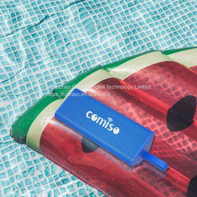 COMISO IPX7 Waterproof Bluetooth Speakers With 10W Loud Sound, 24H Playtime, 100Ft Wireless Range, Support Handsfree Call, TF Card, Portable Outdoor Speaker for Travel photo-3