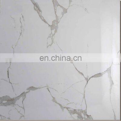 HB6452 New Design Porcelain Super White 60x60 Carrara Marble Tile photo-4