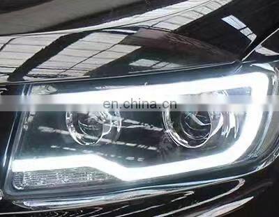 High Guality Aftermarket Upgrade LED DRL LED Cornering Headlamp Headlight for Jeep Compass Head Lamp Head Light 2011-2016 photo-5