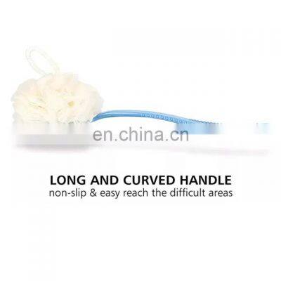 Custom 2-in-1 Soft Bristle Back Shower Long Handle Bath Brushes And Sponges photo-5