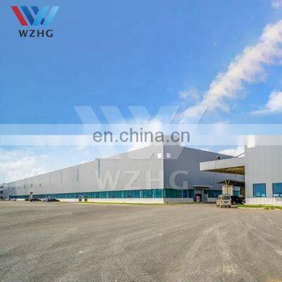 Steel Lightweight Structure Modular Prefabricated Factory Building Low Cost Industrial Premises Factory Hangars