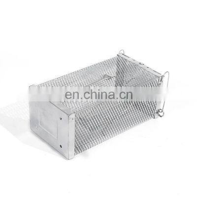 Custom Design Galvanized Iron Humane Live Catching Rat Trap Cage Wire Double Mice Trap