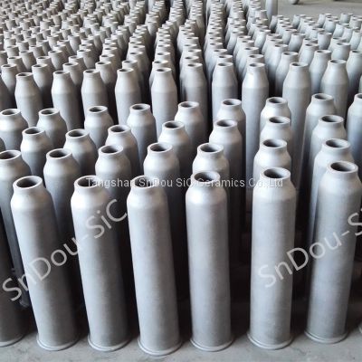 RSiC Burner Sleeve by Recrystallized SiC ceramics (RSiC flame tubes)