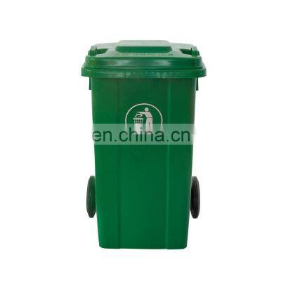 100 Liter Outdoor Trash Can Sanitation Plastic Dustbin Garbage Wheelie Waste Bin With Lid