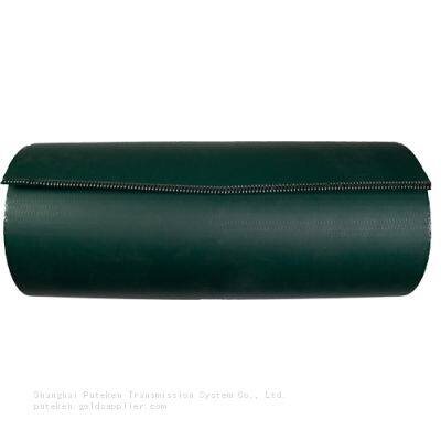 Urethane Covered Wire Mesh Coil Wrapper Belt photo-3