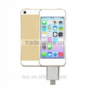 New products for 2015 retangle golden OTG pendrive 32gb64gb for Iphone