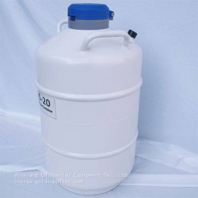 Hot Selling Liquid Nitrogen Container of Cryopreservation Cell Tissue Samples 20L photo-3