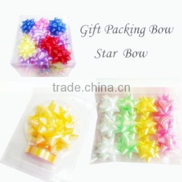 Handmade Star Ribbon Bow, Artificial Ribbon Star Bow,Pull Ribbon Bow/Pull Ribbon Bows Value Pack Set