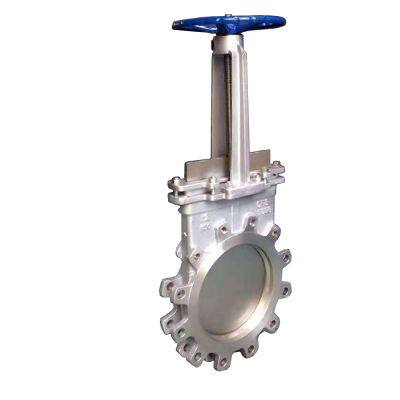 ANSI 150LB DN300 Pneumatic Electric Worm Gear Carbon Steel WCB CF8M SS304 SS316 Knife Gate Valve for Bean Dregs Dust Slurry