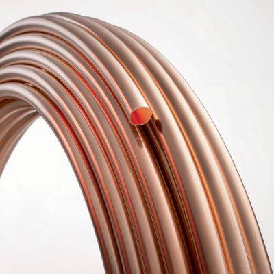 Air Conditioning Copper Pipe C1100 C11300 C11400 C11500 Copper Tubes With Wooden Pallet