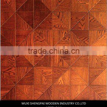 factory price laminated art parquet engineered flooring for dance floor decoration