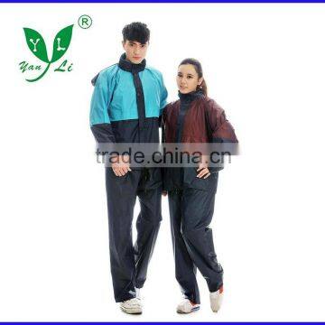 adult fashion leisure raincoat PVC rain suits