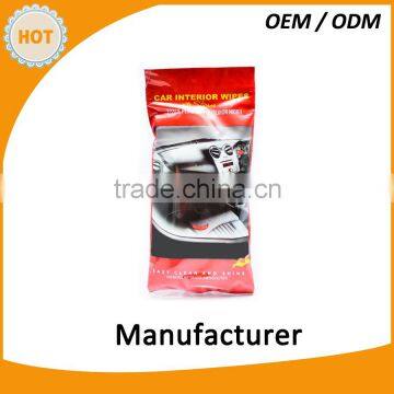 HOT !Car interior non woven fbric wipes