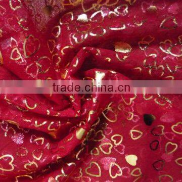 polyester net/mesh/golden fabric