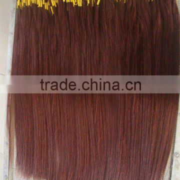 Red Human Hair Bulk/Hot Sale Silky Straight Human Remy Hair Bulk