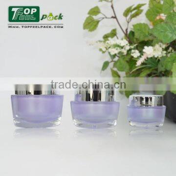 2015 Crystal Colorful Plastic Essential Jar for Facial Cream, Eye Cream Bottle