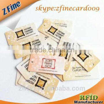 TOP HOT rfid non-standard small smart pvc plastic cards