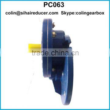 PC063 Helical gear combination with NMRV worm gearbox power transmission