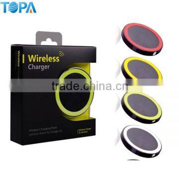 China Alibaba Factory Price wireless battery charger,qi wireless magnetic induction charger,small quick cell phone charger