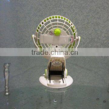 Newly Design Wholesale Price 12V DC 4 Inch Emergency 12V DC Rechargeable Li-ion Battery Operated Mini Fan With Fine Net for Outd photo-2