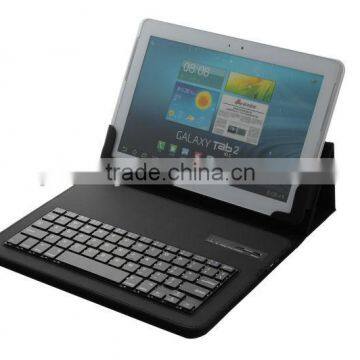 Black For ipad / sumsungPu leather bluetooth keyboard