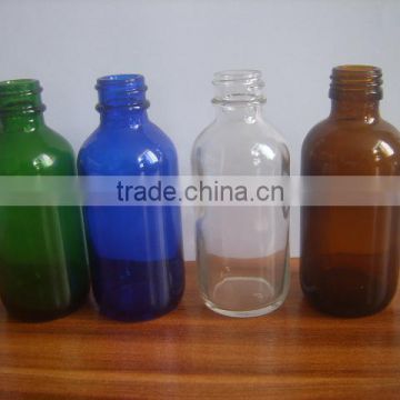 30ml Green Blue Clear Amber Boston Round Glass Bottle in Stock