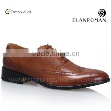 2016 men dress shoes genuine leather brogues shoes man shoes factory