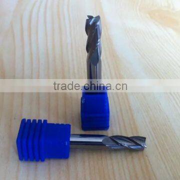 CNC solid carbide Four flutes spiral end mill