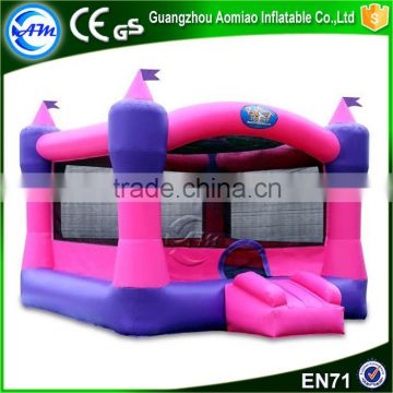 pink color girls favorite air bouncer inflatable trampoline baby bouncer