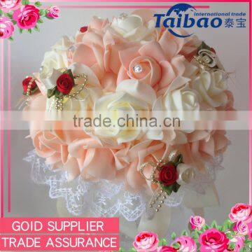 Wholsale kinds of color artificial wedding hand flower bouquet                        
                                                Quality Choice