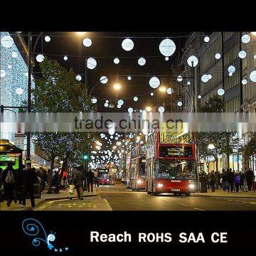 Festival/holiday decoration Outdoor Christmas decoration led street decoration arch motif light led ball lights