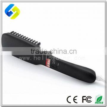 Hot 2 IN 1 ionic hair straightener comb brush LCD Display Electric hair straightener 2016