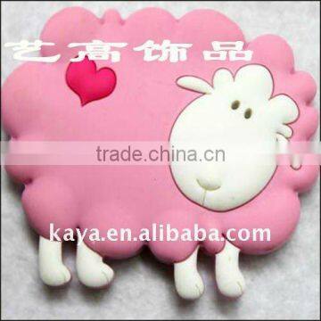 Cute design 3d soft pvc rubber badge