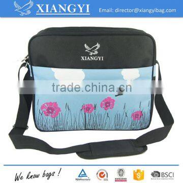 Flower, Birds, Shoulder Bag, Messenger Bag ,school Bag, 1680D photo-3