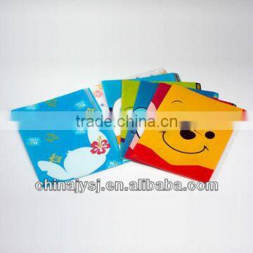 Made in Shanghai factory high-quality pp plastic Flile folder with 5 pockets