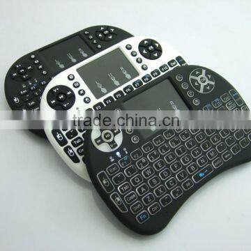 Factory Supply Wireless Keyboard Touchpad Backlit I8 Remote Controller