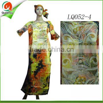 100% Cotton African Bazin African Bazin Clothing for Woman photo-4