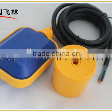 Free shipping cost Rectangle 10A Float Switch for tank vertical float switch with 2 meters wire