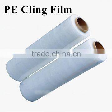 Food Packaging PE Plastic High Quality and Safety Transparent Clear Best Sale food Grade Roll Cling Film for Food OEM Accepted