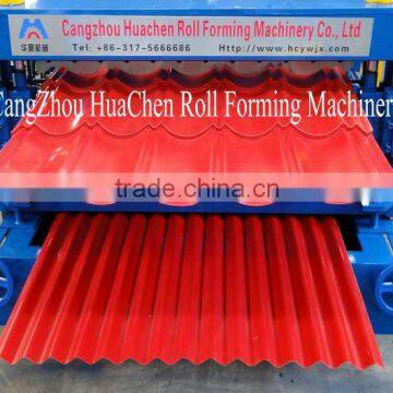 Stainless Steel Double Layer Sheet Roof Tile Making Machinery photo-4