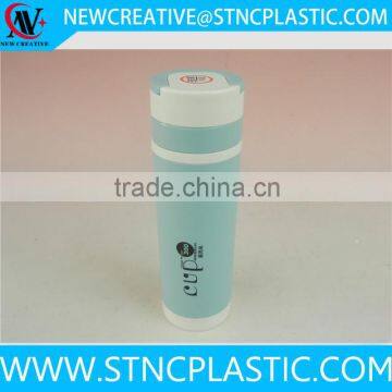 300ml Double Wall Insulated Plastic Vacuum Bottle with Glass inner