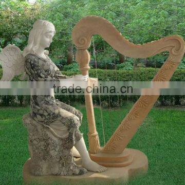 Garden Woman Carved Natural Stone Statue